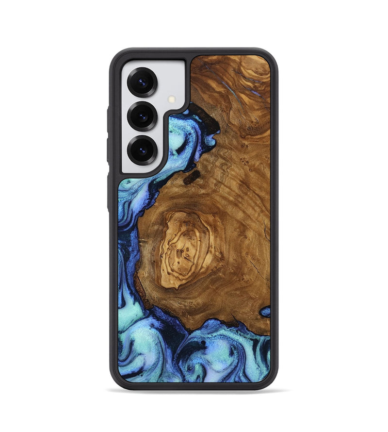 Galaxy S25 Wood Phone Case - Wren (Ancient Olive, 818673)