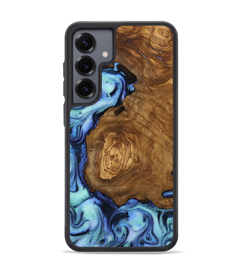 Galaxy S25 Plus Wood Phone Case - Wren (Ancient Olive, 818673)