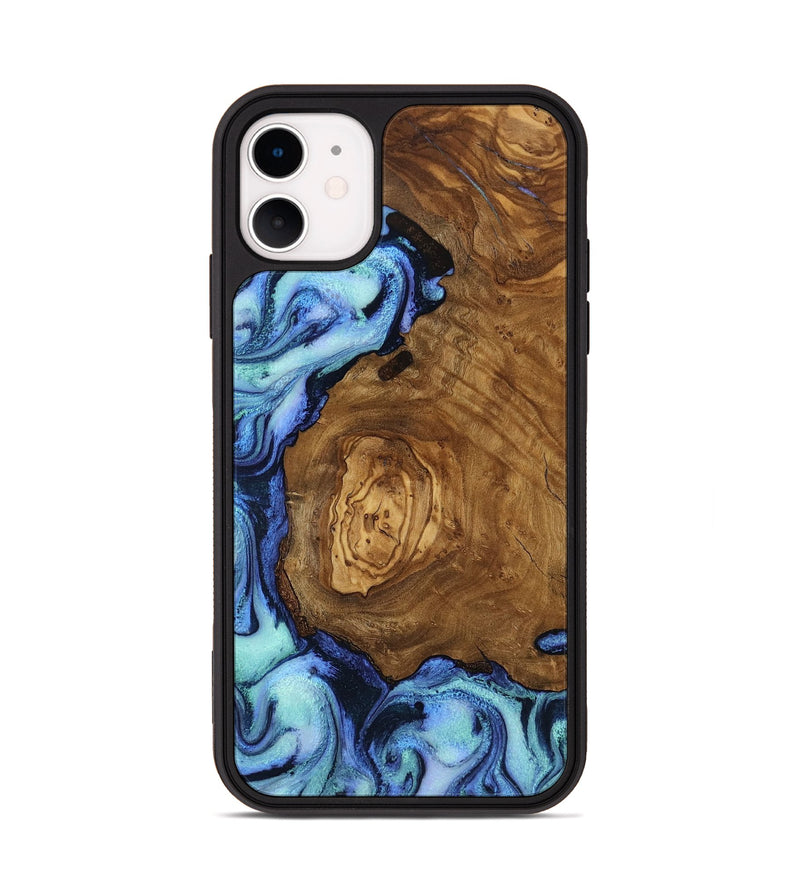 iPhone 11 Wood Phone Case - Wren (Ancient Olive, 818673)