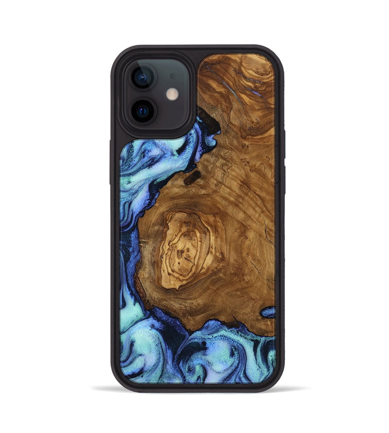 iPhone 12 Wood Phone Case - Wren (Ancient Olive, 818673)