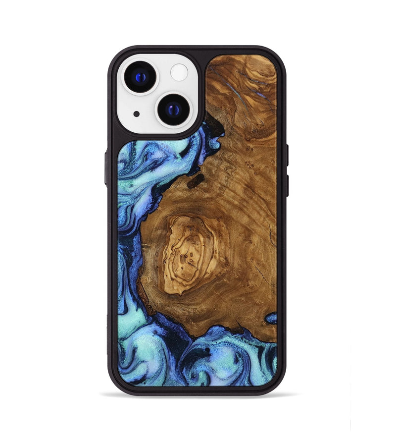 iPhone 13 Wood Phone Case - Wren (Ancient Olive, 818673)