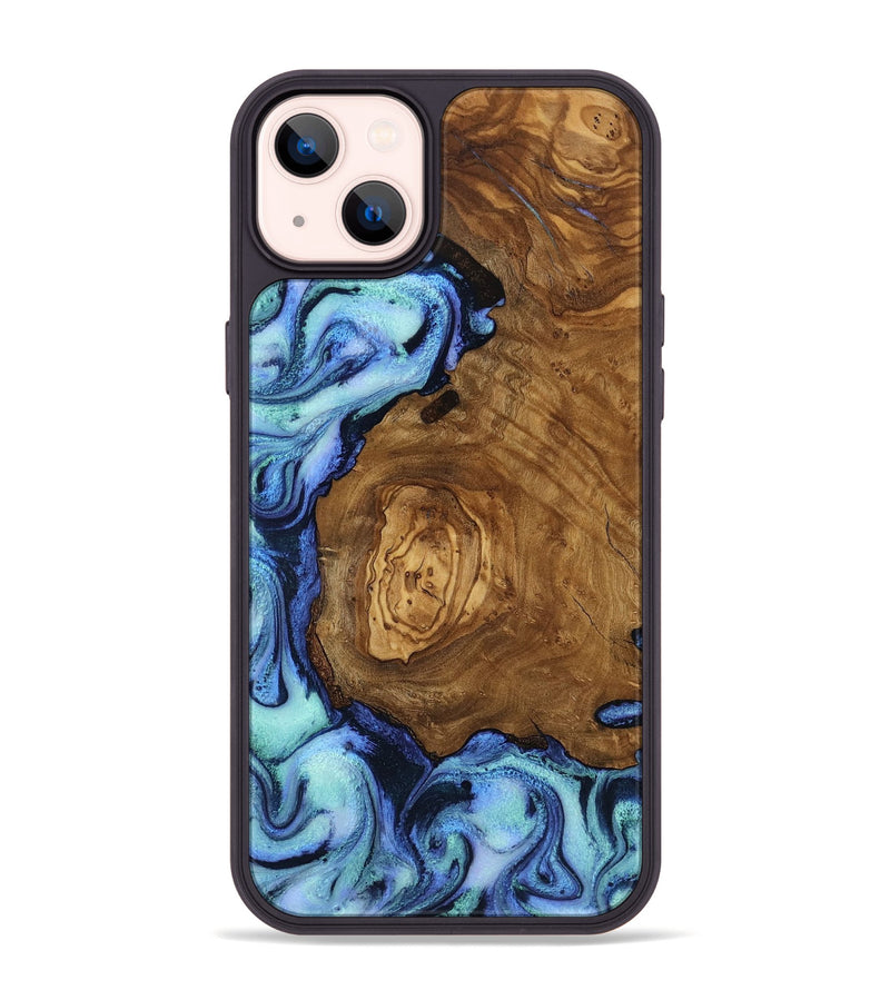 iPhone 14 Plus Wood Phone Case - Wren (Ancient Olive, 818673)