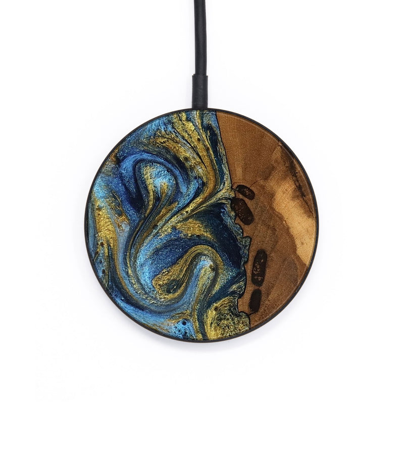 Circle Wood Wireless Charger - Arminta (Ancient Olive, 818674)
