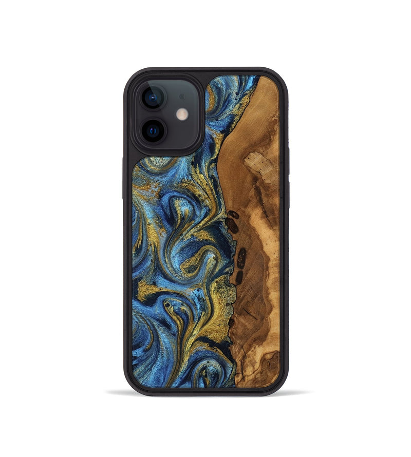 iPhone 12 mini Wood Phone Case - Arminta (Ancient Olive, 818674)