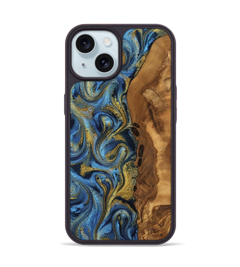 iPhone 15 Wood Phone Case - Arminta (Ancient Olive, 818674)