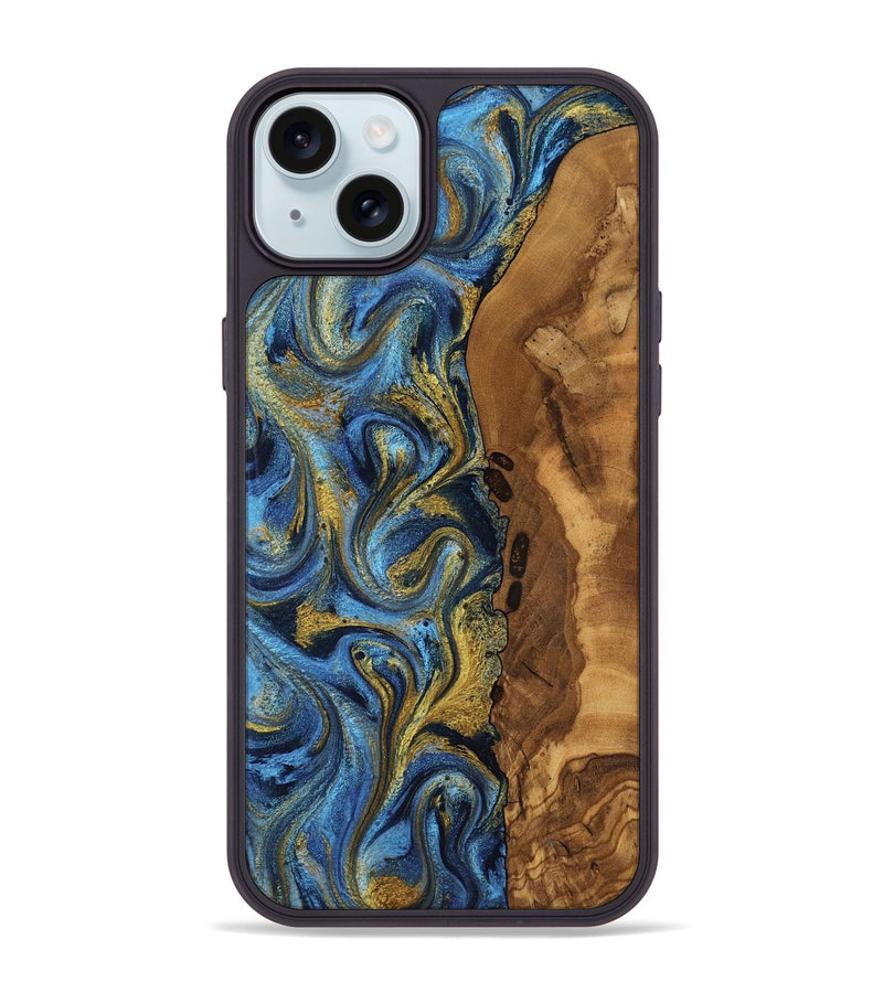 iPhone 15 Plus Wood Phone Case - Arminta (Ancient Olive, 818674)
