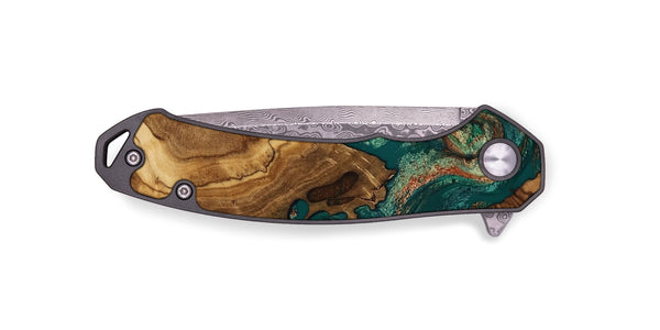 EDC Wood Pocket Knife - Judson (Ancient Olive, 818675)