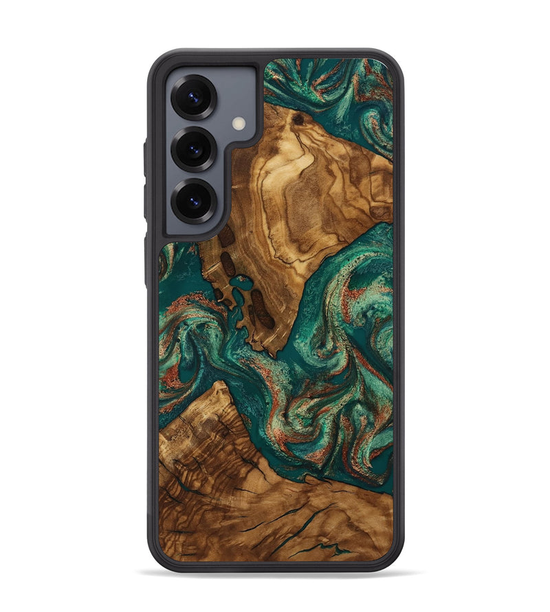 Galaxy S25 Plus Wood Phone Case - Judson (Ancient Olive, 818675)