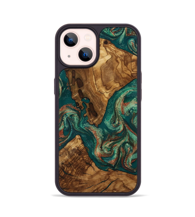 iPhone 14 Wood Phone Case - Judson (Ancient Olive, 818675)