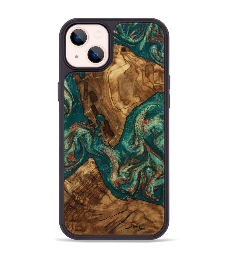 iPhone 14 Plus Wood Phone Case - Judson (Ancient Olive, 818675)