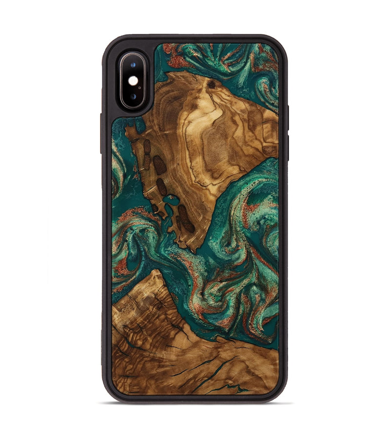 iPhone Xs Max Wood Phone Case - Judson (Ancient Olive, 818675)