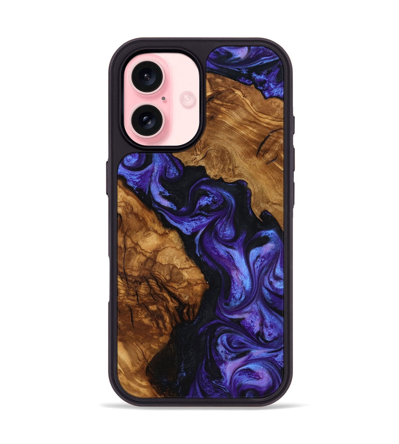 iPhone 16 Wood Phone Case - Kirsten (Ancient Olive, 818676)