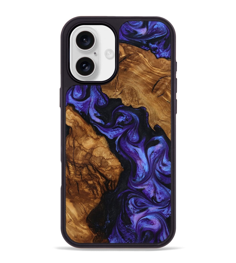 iPhone 16 Plus Wood Phone Case - Kirsten (Ancient Olive, 818676)