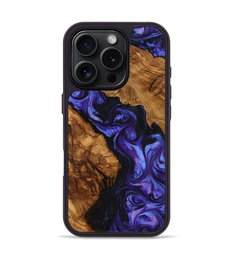 iPhone 16 Pro Wood Phone Case - Kirsten (Ancient Olive, 818676)