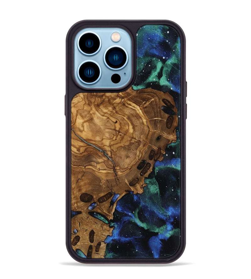 iPhone 14 Pro Max Wood Phone Case - Harley (Ancient Olive, 818677)
