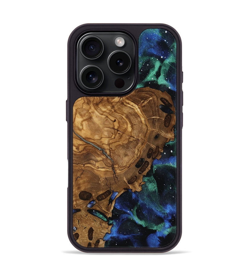 iPhone 16 Pro Wood Phone Case - Harley (Ancient Olive, 818677)