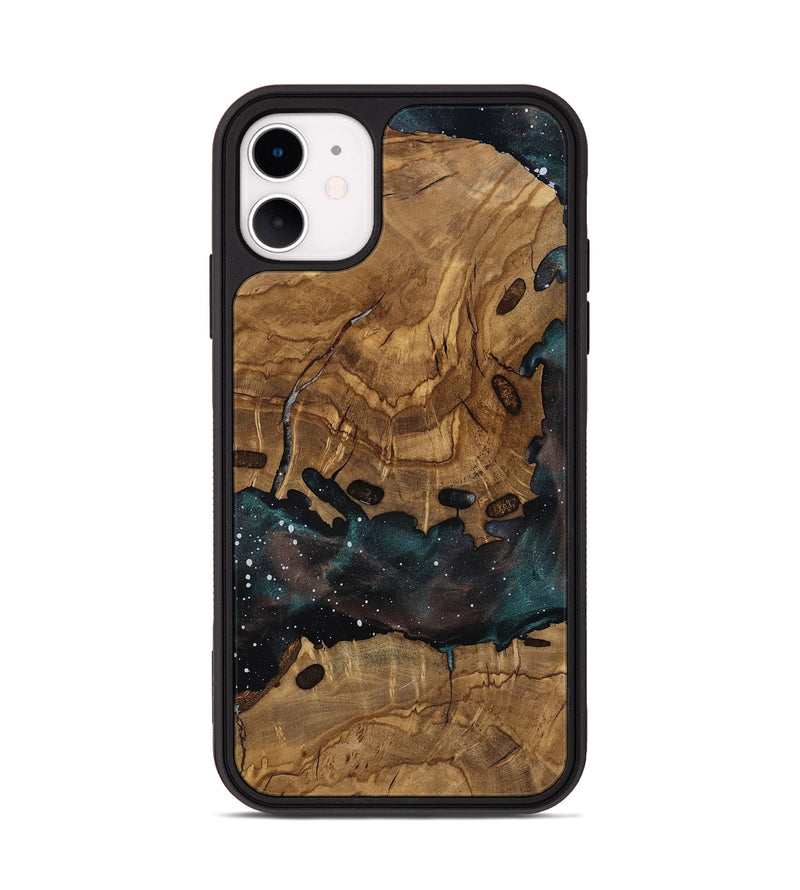 iPhone 11 Wood Phone Case - Royal (Ancient Olive, 818678)