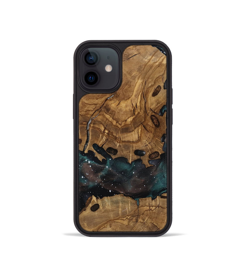 iPhone 12 mini Wood Phone Case - Royal (Ancient Olive, 818678)