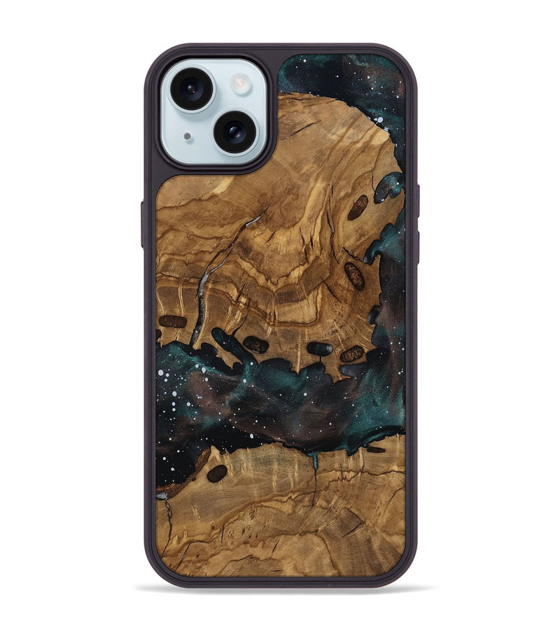 iPhone 15 Plus Wood Phone Case - Royal (Ancient Olive, 818678)
