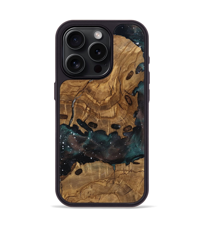 iPhone 15 Pro Wood Phone Case - Royal (Ancient Olive, 818678)