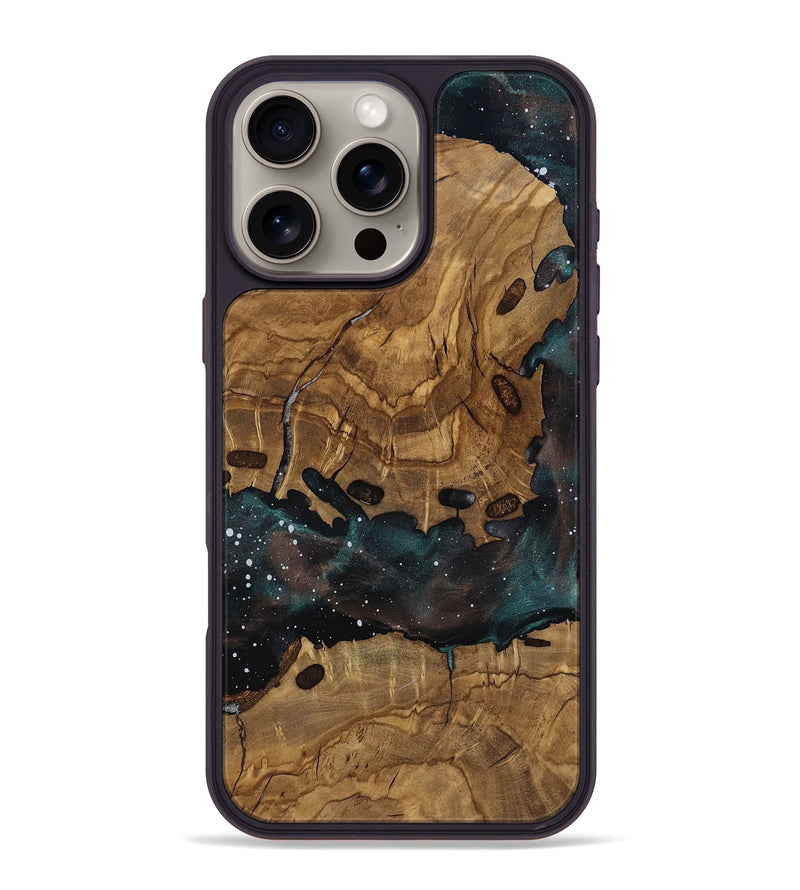 iPhone 16 Pro Max Wood Phone Case - Royal (Ancient Olive, 818678)