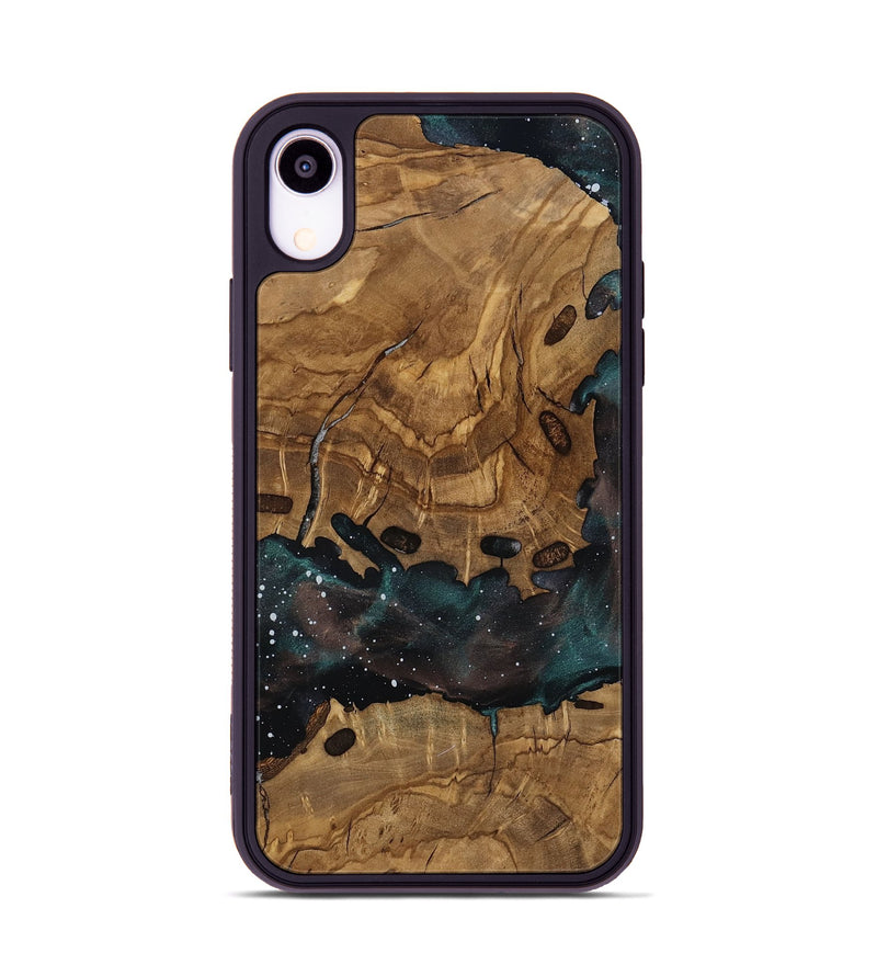 iPhone Xr Wood Phone Case - Royal (Ancient Olive, 818678)