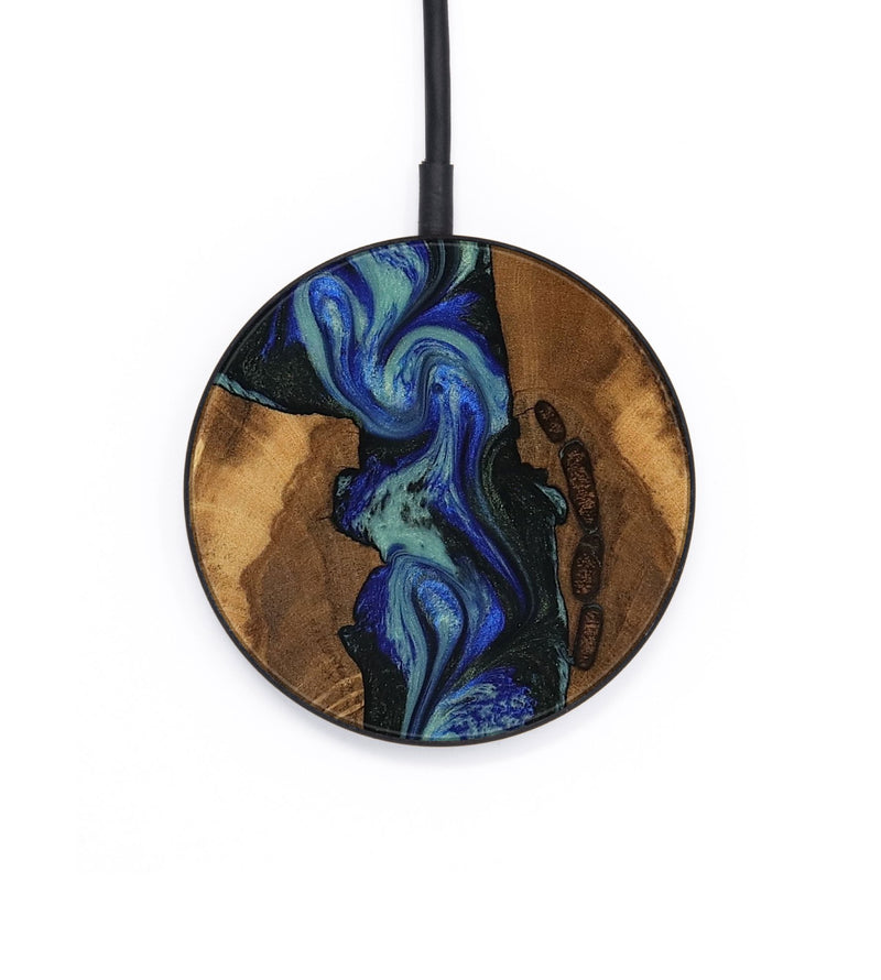 Circle Wood Wireless Charger - Maxie (Ancient Olive, 818679)