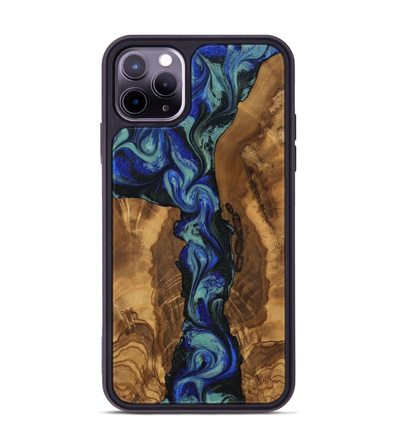 iPhone 11 Pro Max Wood Phone Case - Maxie (Ancient Olive, 818679)