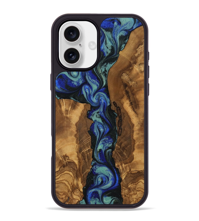 iPhone 16 Plus Wood Phone Case - Maxie (Ancient Olive, 818679)