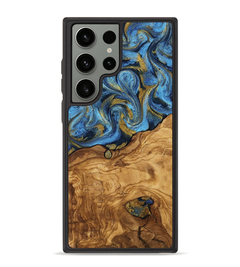 Galaxy S23 Ultra Wood Phone Case - Marlen (Ancient Olive, 818680)