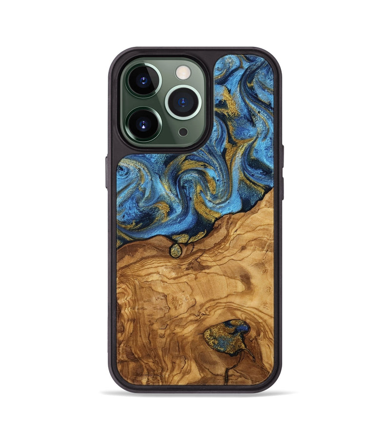 iPhone 13 Pro Wood Phone Case - Marlen (Ancient Olive, 818680)
