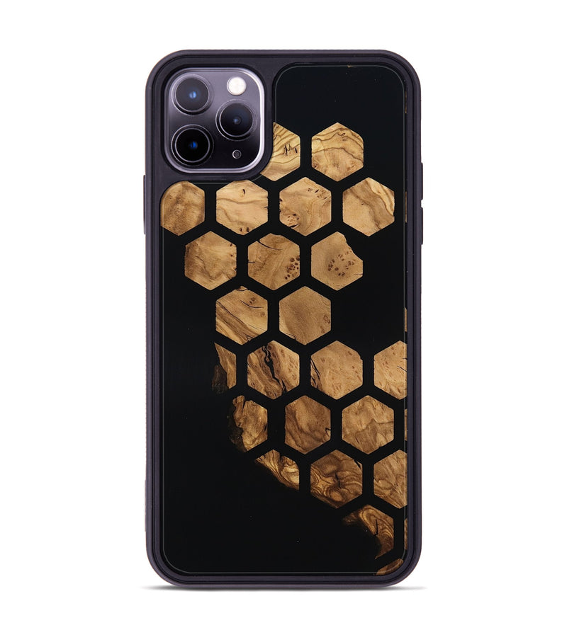 iPhone 11 Pro Max Wood Phone Case - Alison (Ancient Olive, 818681)