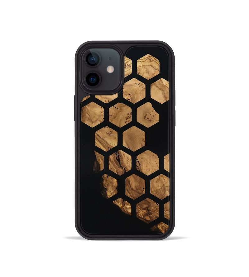 iPhone 12 mini Wood Phone Case - Alison (Ancient Olive, 818681)