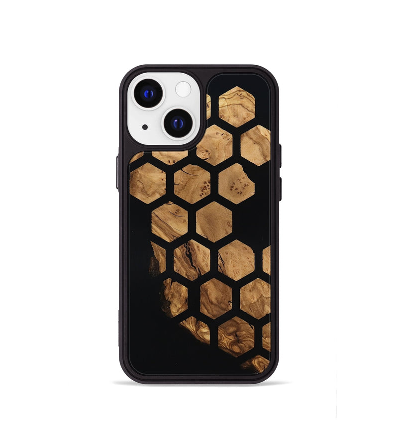 iPhone 13 mini Wood Phone Case - Alison (Ancient Olive, 818681)