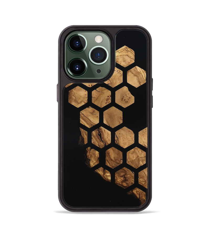 iPhone 13 Pro Wood Phone Case - Alison (Ancient Olive, 818681)