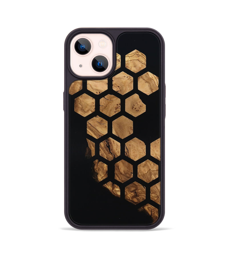 iPhone 14 Wood Phone Case - Alison (Ancient Olive, 818681)