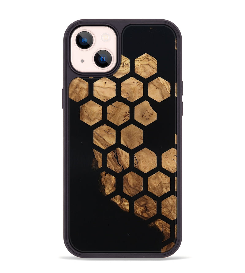 iPhone 14 Plus Wood Phone Case - Alison (Ancient Olive, 818681)