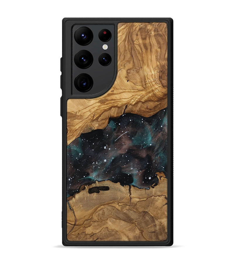 Galaxy S22 Ultra Wood Phone Case - Breonna (Ancient Olive, 818683)