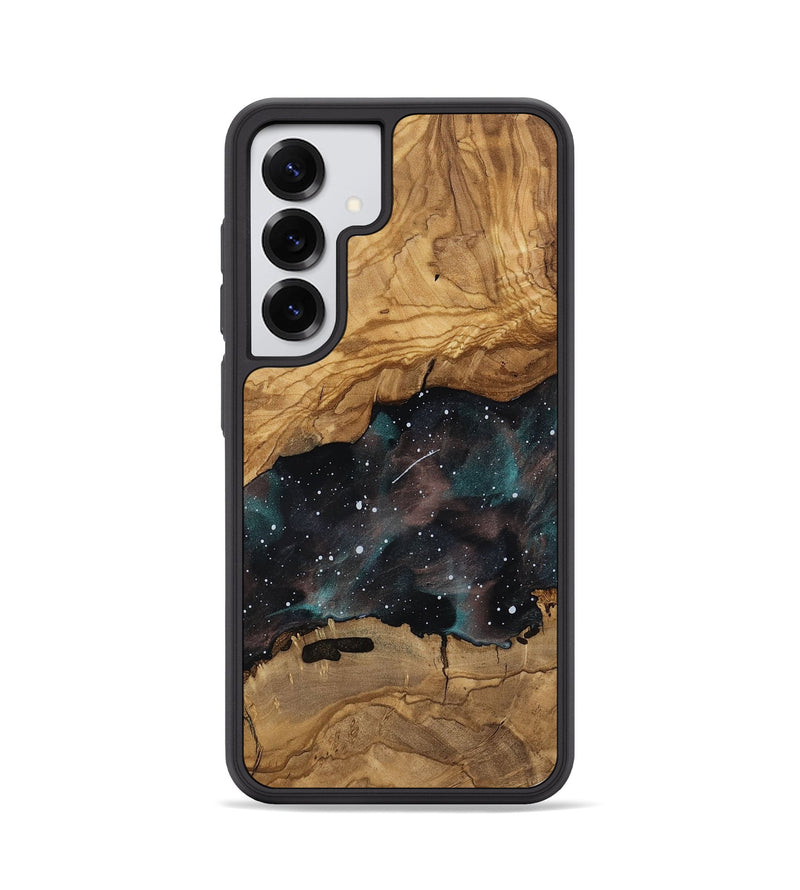 Galaxy S25 Wood Phone Case - Breonna (Ancient Olive, 818683)