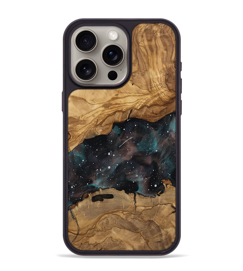 iPhone 15 Pro Max Wood Phone Case - Breonna (Ancient Olive, 818683)