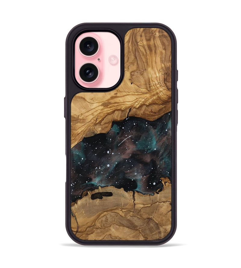 iPhone 16 Wood Phone Case - Breonna (Ancient Olive, 818683)