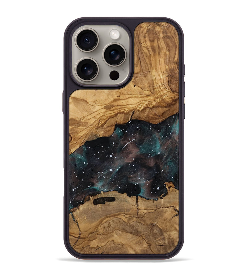 iPhone 16 Pro Max Wood Phone Case - Breonna (Ancient Olive, 818683)