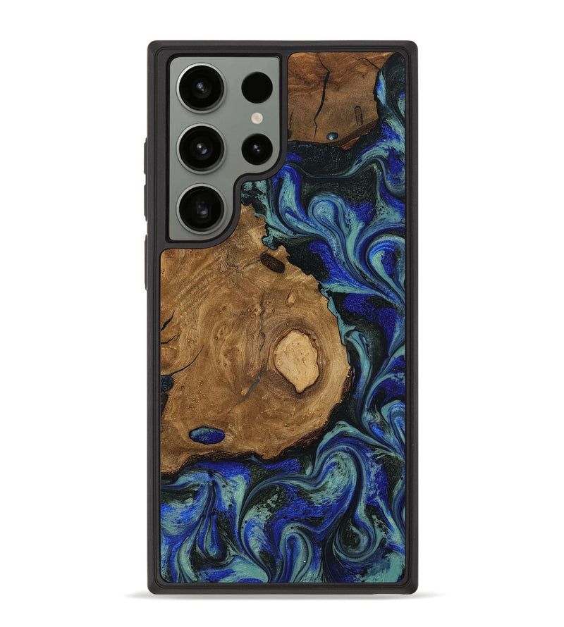 Galaxy S23 Ultra Wood Phone Case - Rickie (Ancient Olive, 818685)