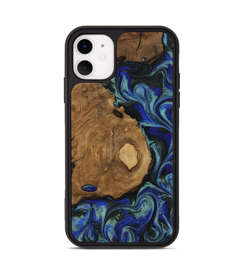iPhone 11 Wood Phone Case - Rickie (Ancient Olive, 818685)
