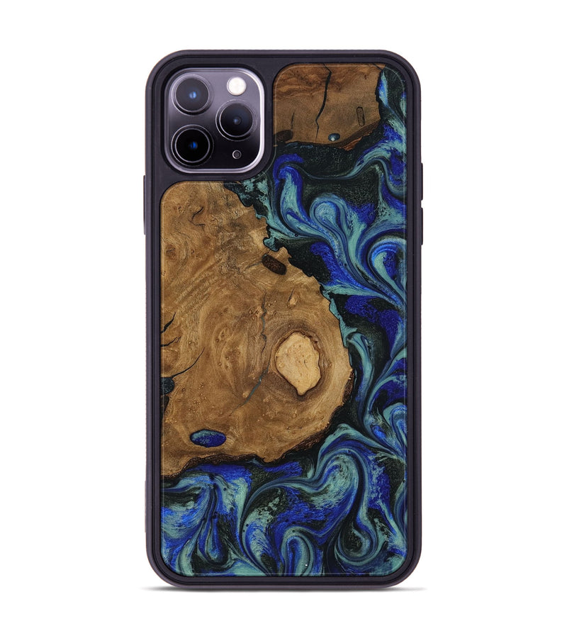 iPhone 11 Pro Max Wood Phone Case - Rickie (Ancient Olive, 818685)