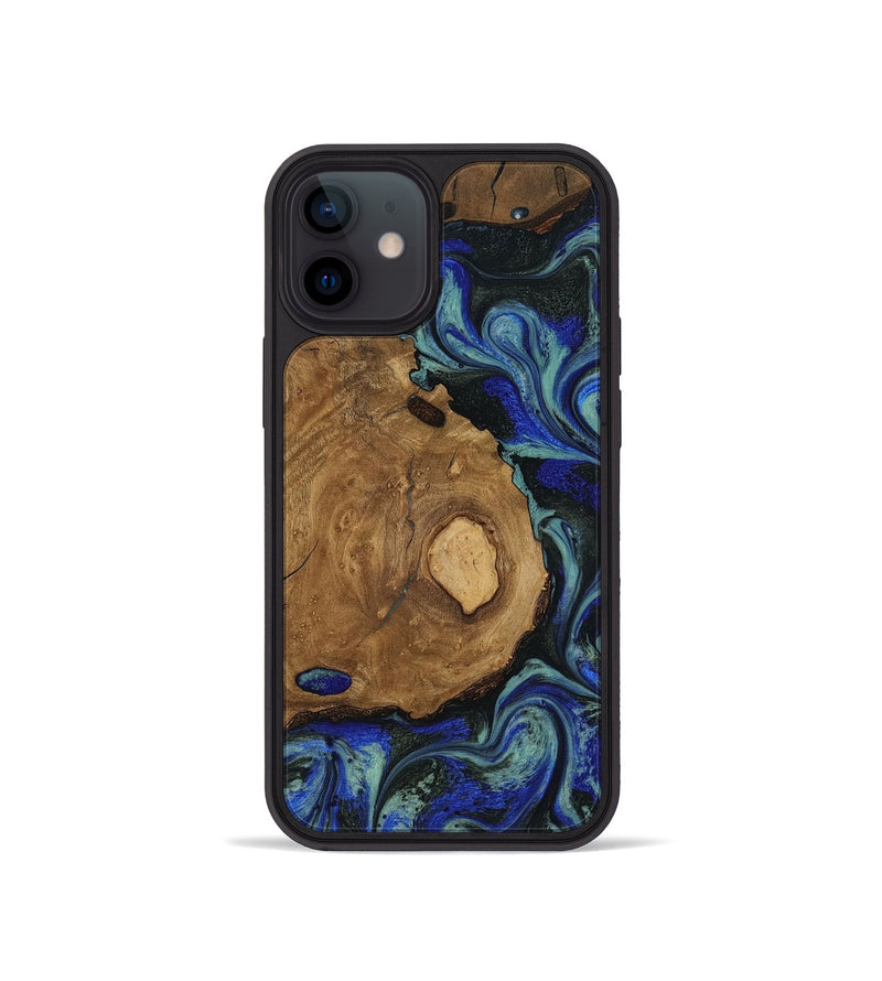 iPhone 12 mini Wood Phone Case - Rickie (Ancient Olive, 818685)