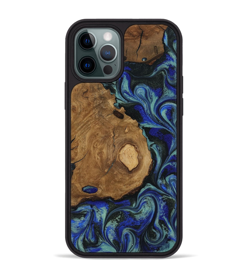 iPhone 12 Pro Max Wood Phone Case - Rickie (Ancient Olive, 818685)