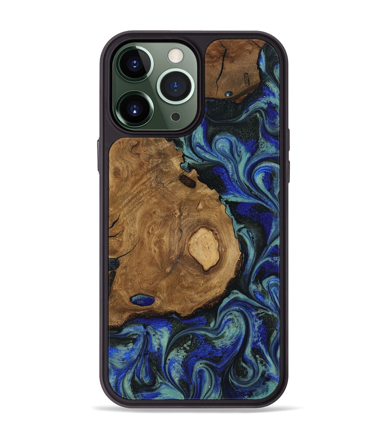 iPhone 13 Pro Max Wood Phone Case - Rickie (Ancient Olive, 818685)
