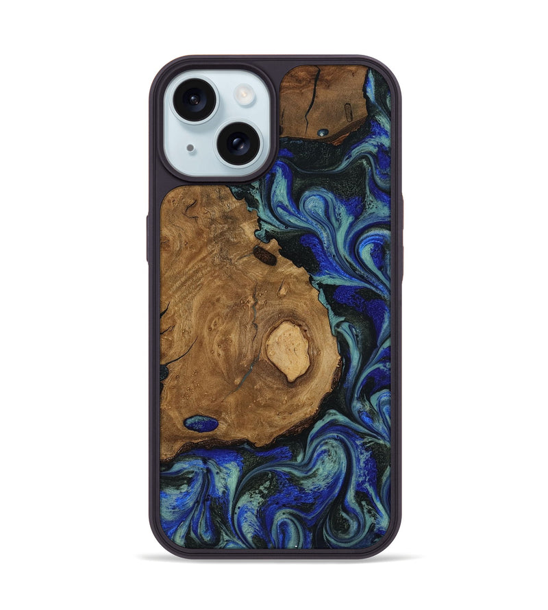 iPhone 15 Wood Phone Case - Rickie (Ancient Olive, 818685)