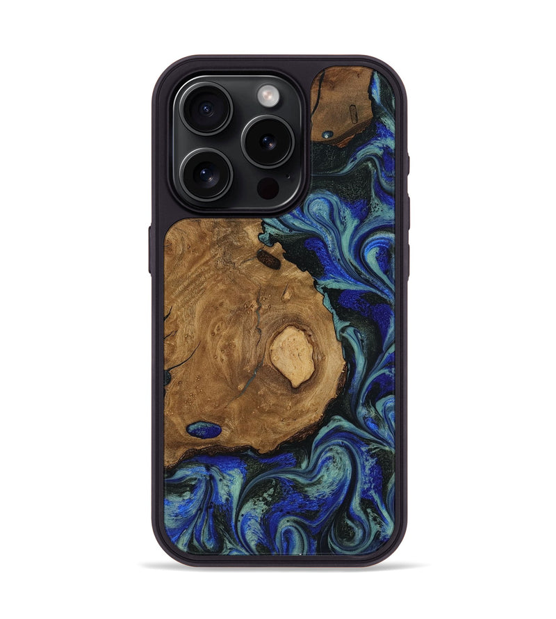 iPhone 15 Pro Wood Phone Case - Rickie (Ancient Olive, 818685)